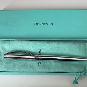 Tiffany & Co. Silver Writing Instrument in Iconic Blue Box